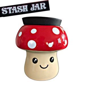 New in Box Mushroom Stash Jar